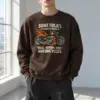 "Real Heroes Ride" Heavy Blend Unisex Crewneck Sweatshirt | Gildan 18000