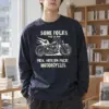 "Real Heroes Ride" Unisex Longsleeve T-shirt | Gildan 2400
