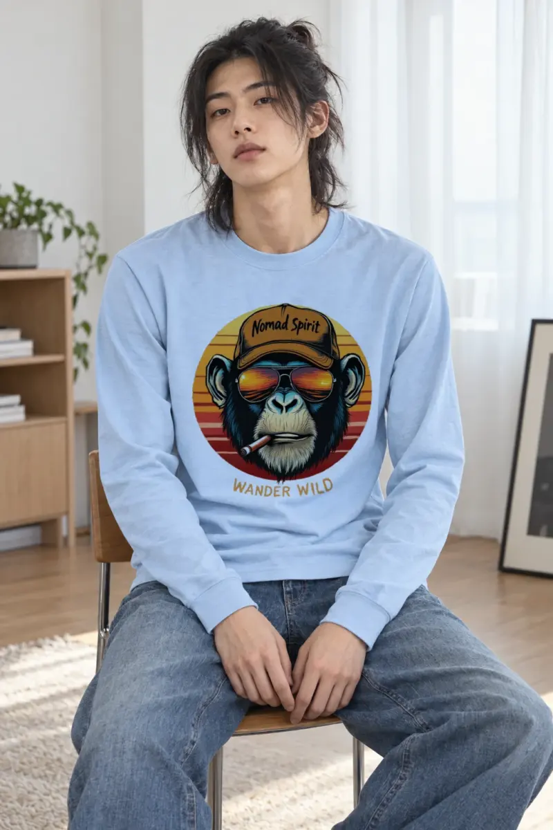 "Rebel Safari" Unisex Longsleeve T-shirt | Gildan 2400