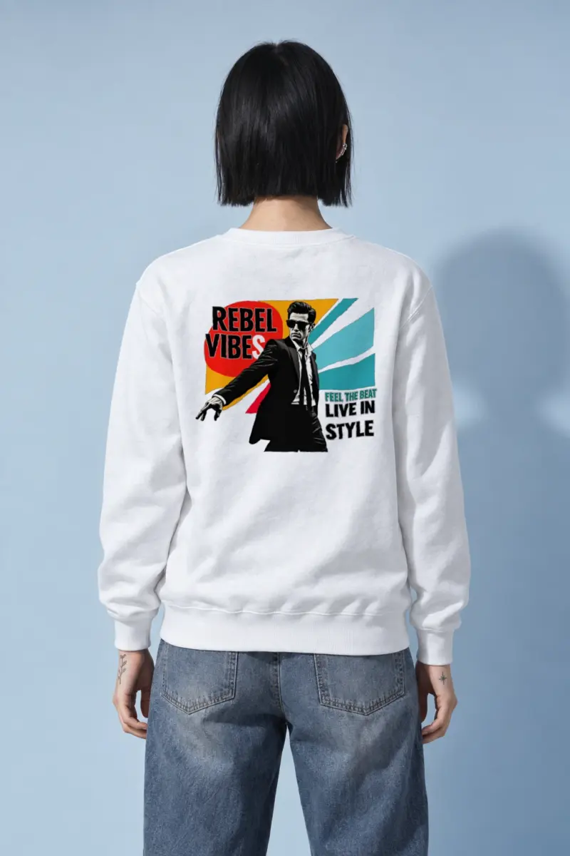 "Rebel Vibes" Heavy Blend Unisex Crewneck Sweatshirt