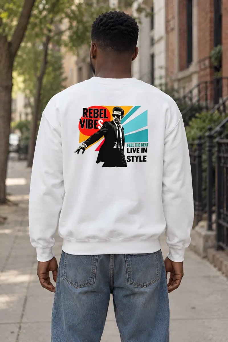 "Rebel Vibes" Heavy Blend Unisex Crewneck Sweatshirt