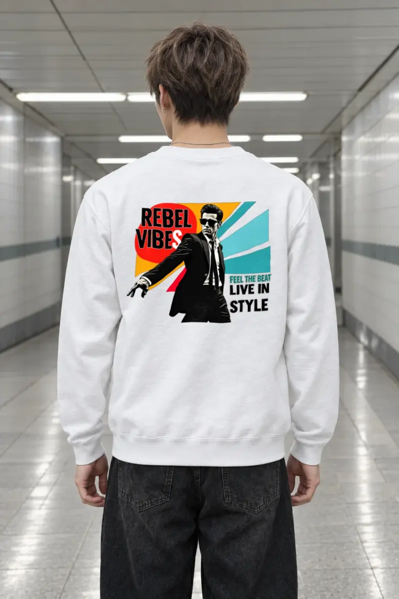 "Rebel Vibes" Heavy Blend Unisex Crewneck Sweatshirt