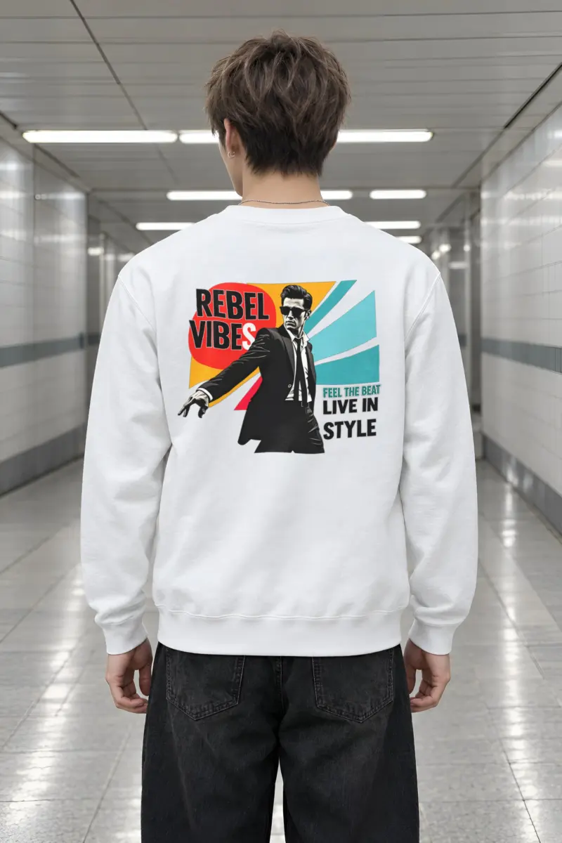 "Rebel Vibes" Heavy Blend Unisex Crewneck Sweatshirt