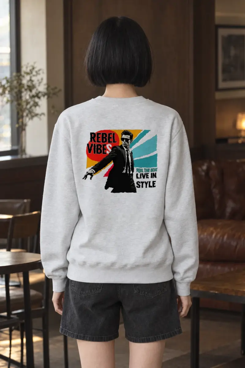 "Rebel Vibes" Heavy Blend Unisex Crewneck Sweatshirt