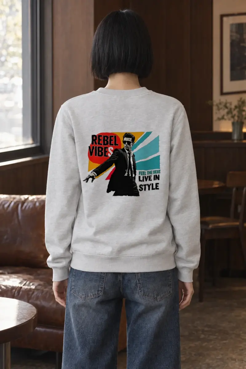 "Rebel Vibes" Heavy Blend Unisex Crewneck Sweatshirt