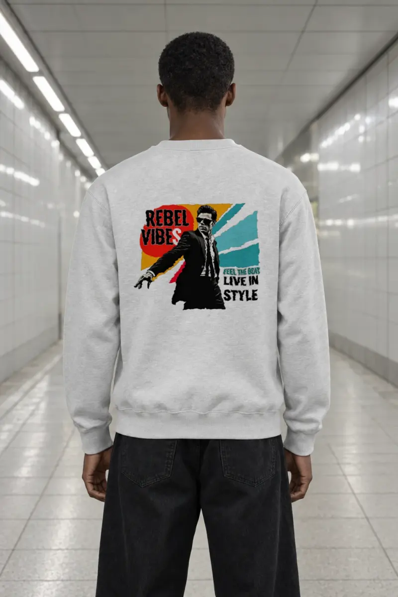 "Rebel Vibes" Heavy Blend Unisex Crewneck Sweatshirt | Gildan 18000