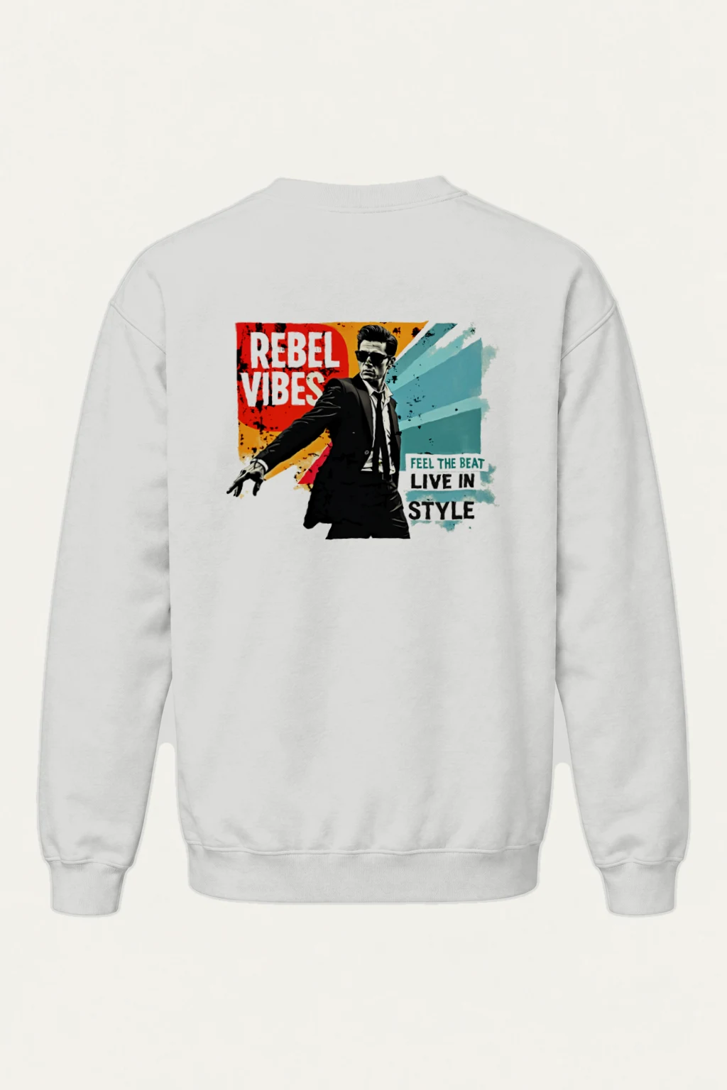 "Rebel Vibes" Heavy Blend Unisex Crewneck Sweatshirt | Gildan 18000