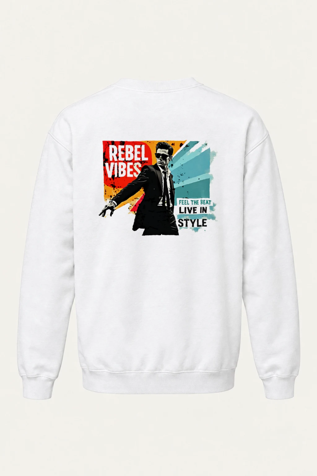 "Rebel Vibes" Heavy Blend Unisex Crewneck Sweatshirt | Gildan 18000