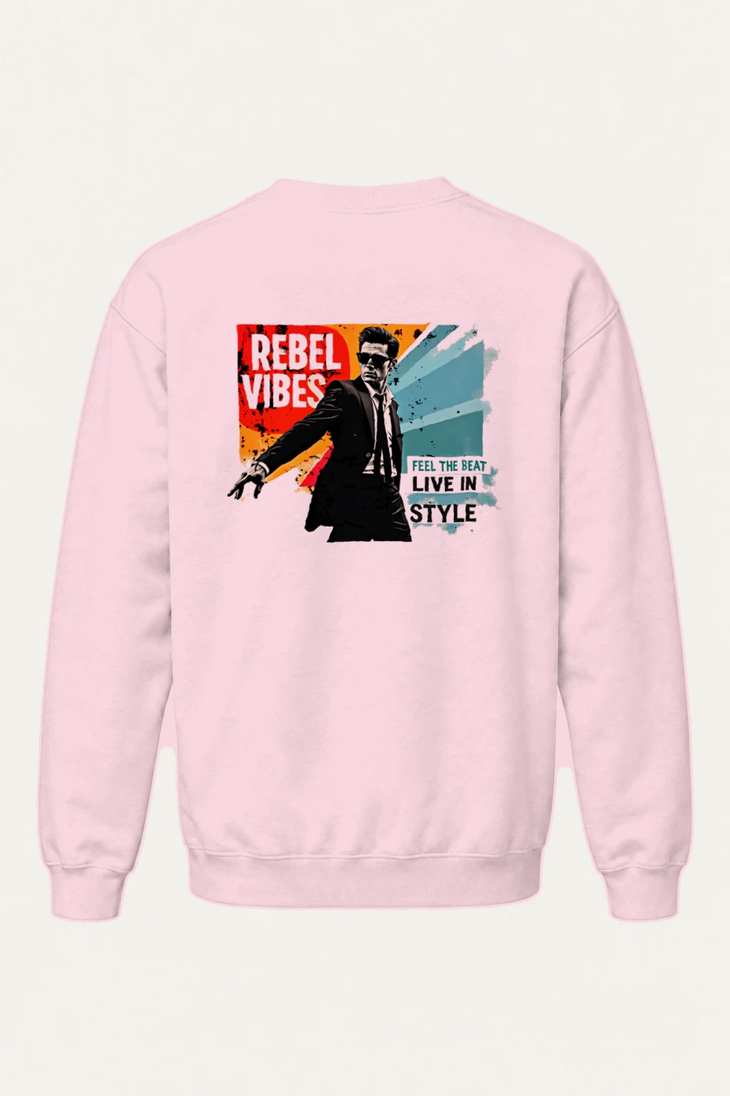 "Rebel Vibes" Heavy Blend Unisex Crewneck Sweatshirt | Gildan 18000