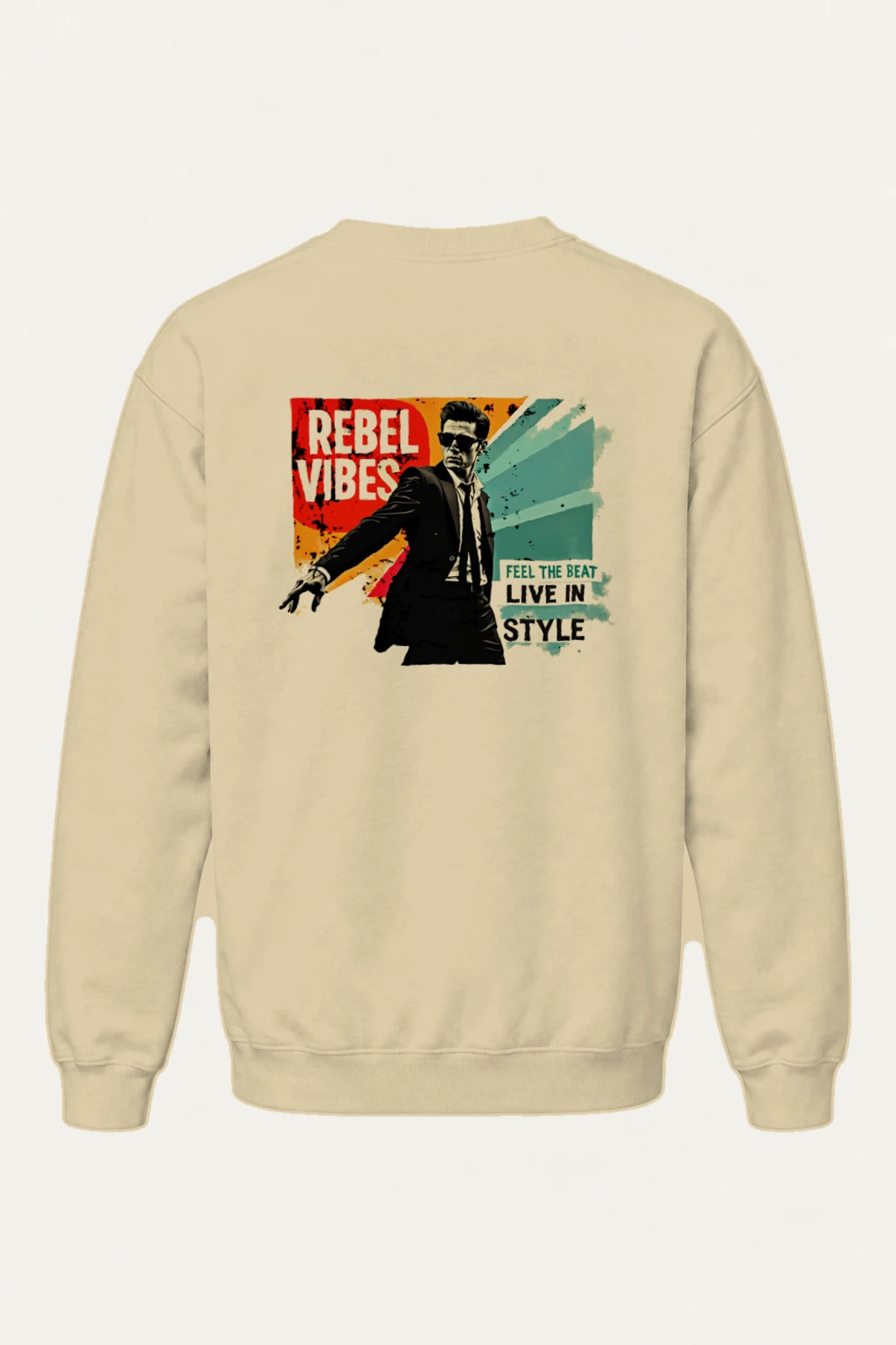 "Rebel Vibes" Heavy Blend Unisex Crewneck Sweatshirt | Gildan 18000