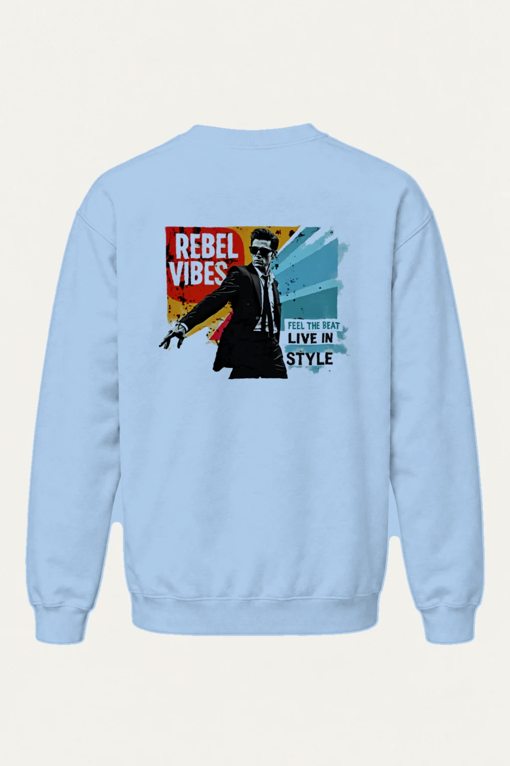 "Rebel Vibes" Heavy Blend Unisex Crewneck Sweatshirt | Gildan 18000