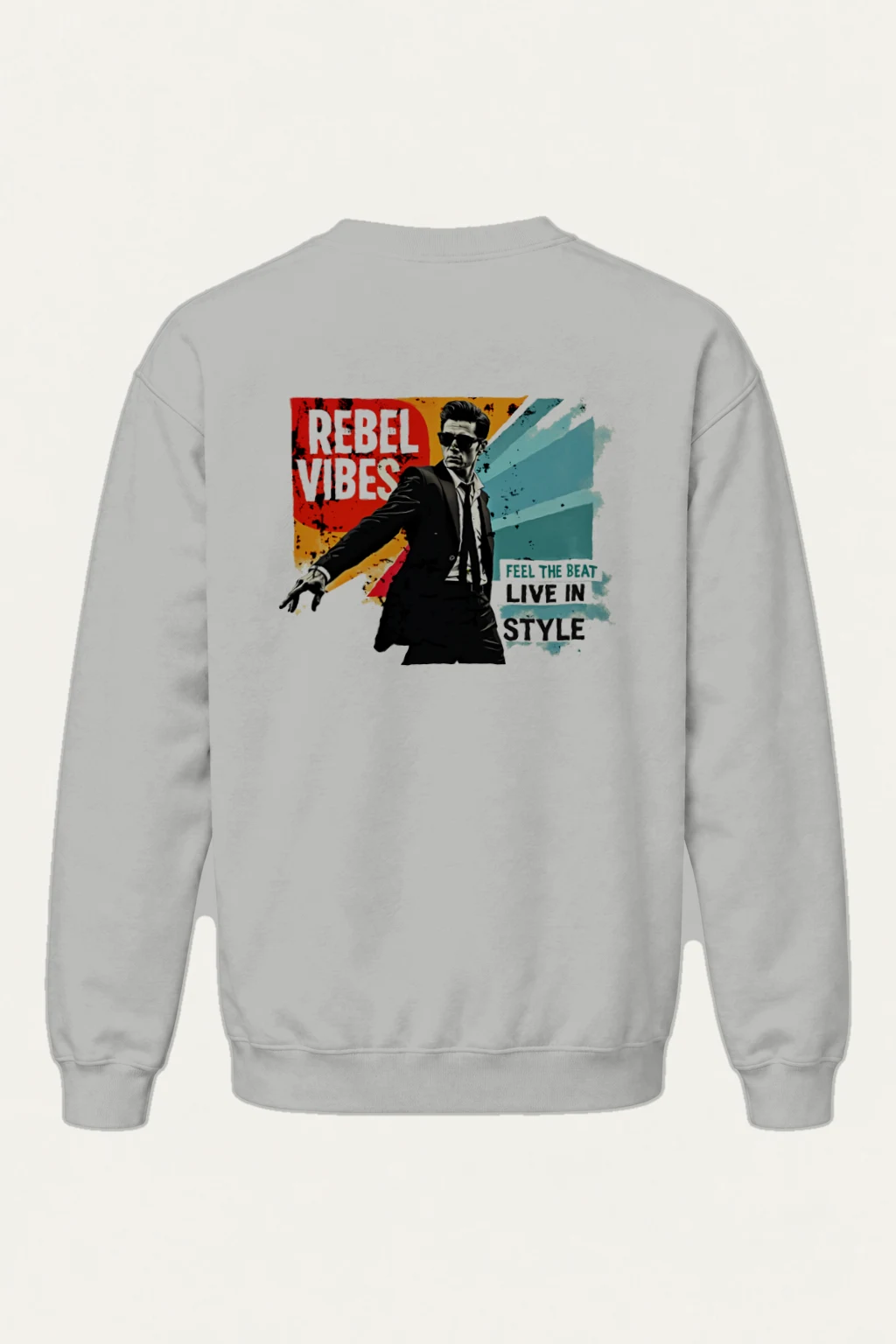 "Rebel Vibes" Heavy Blend Unisex Crewneck Sweatshirt | Gildan 18000