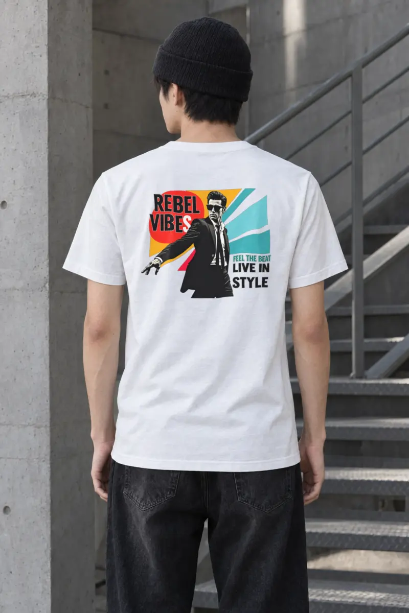 "Rebel Vibes" Heavyweight Unisex Crewneck T-shirt