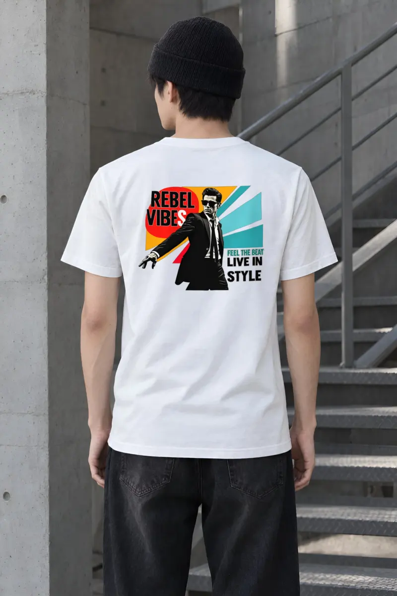 "Rebel Vibes" Heavyweight Unisex Crewneck T-shirt