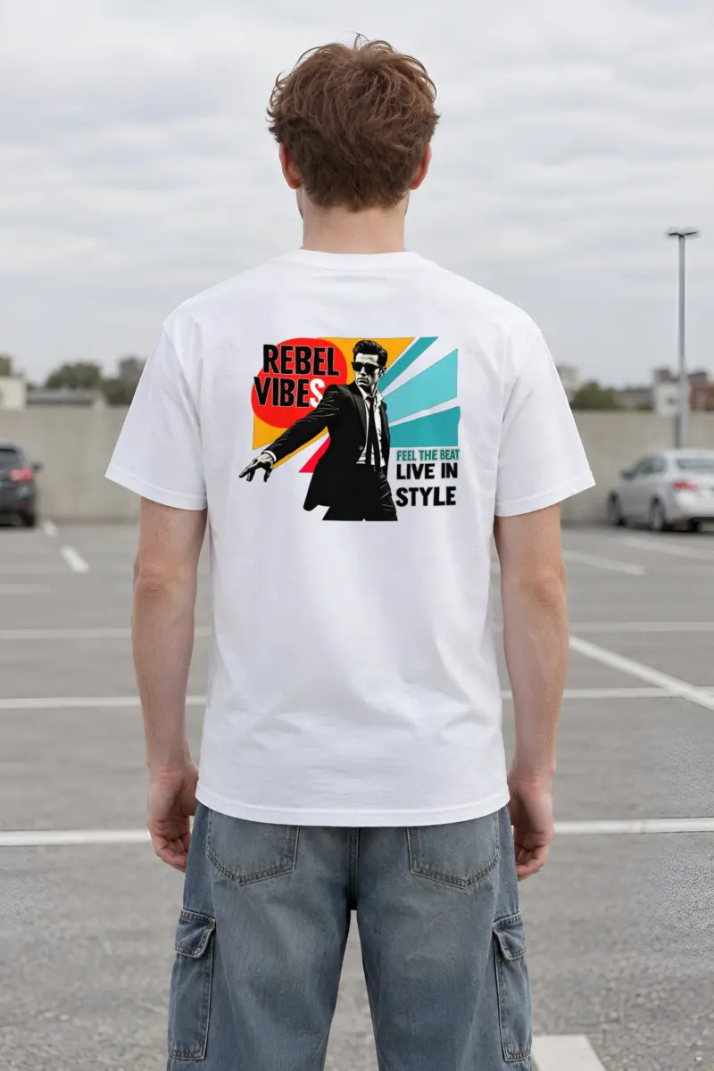 "Rebel Vibes" Heavyweight Unisex Crewneck T-shirt