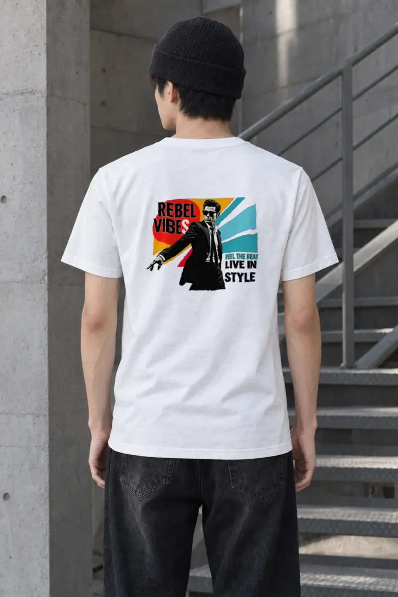 "Rebel Vibes" Heavyweight Unisex Crewneck T-shirt