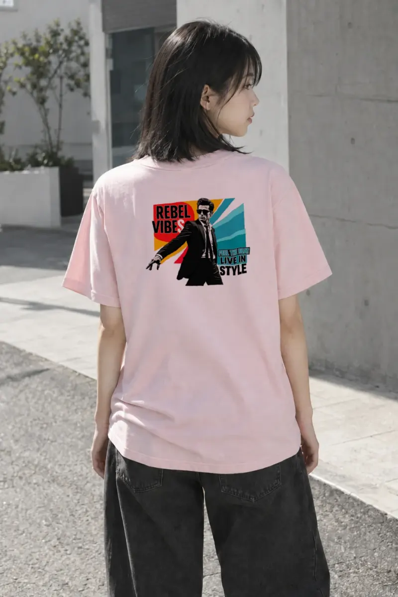 "Rebel Vibes" Heavyweight Unisex Crewneck T-shirt | Gildan 5000