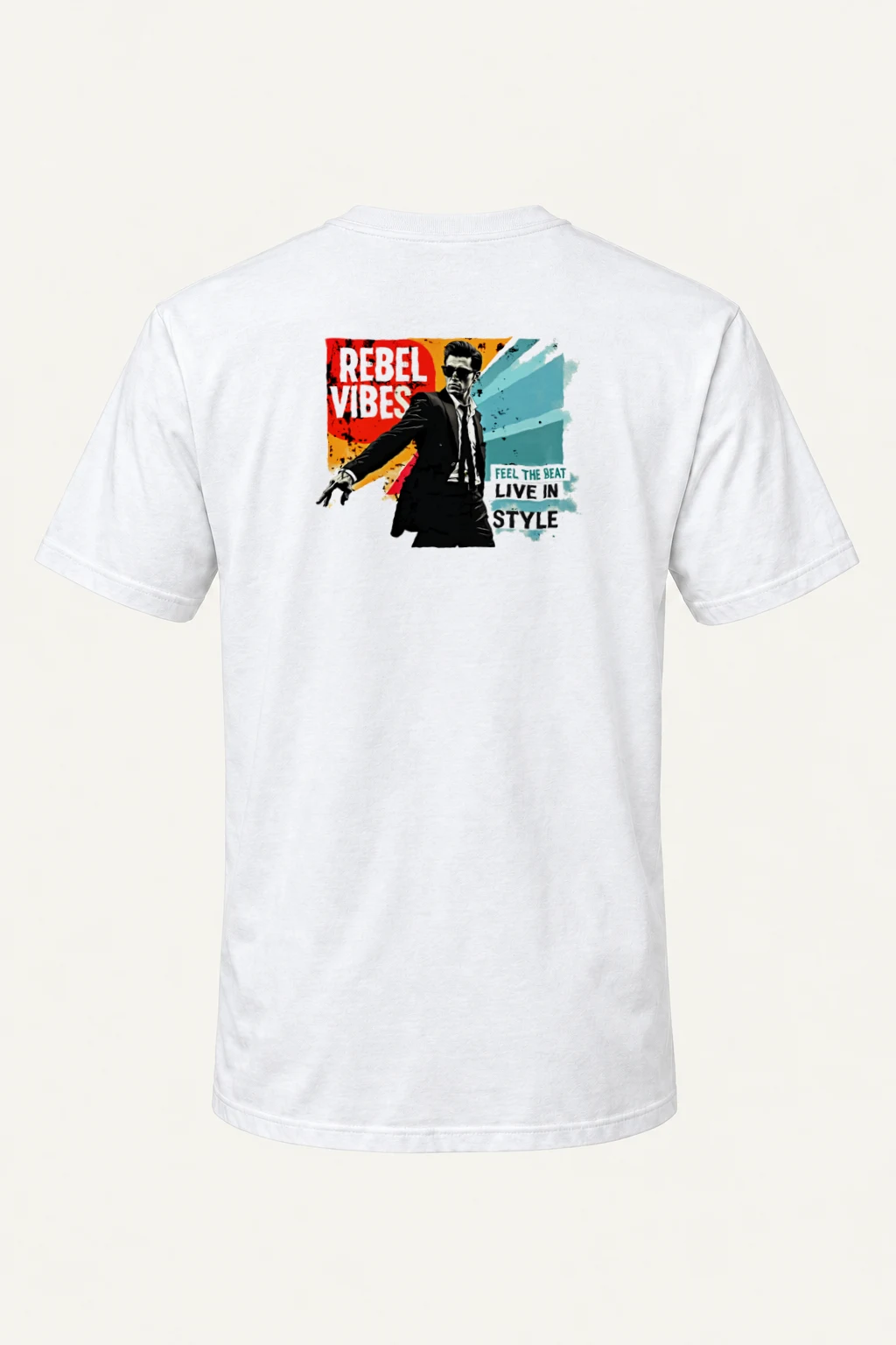 "Rebel Vibes" Heavyweight Unisex Crewneck T-shirt | Gildan 5000