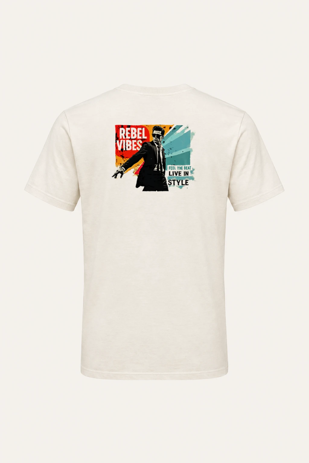 "Rebel Vibes" Heavyweight Unisex Crewneck T-shirt | Gildan 5000