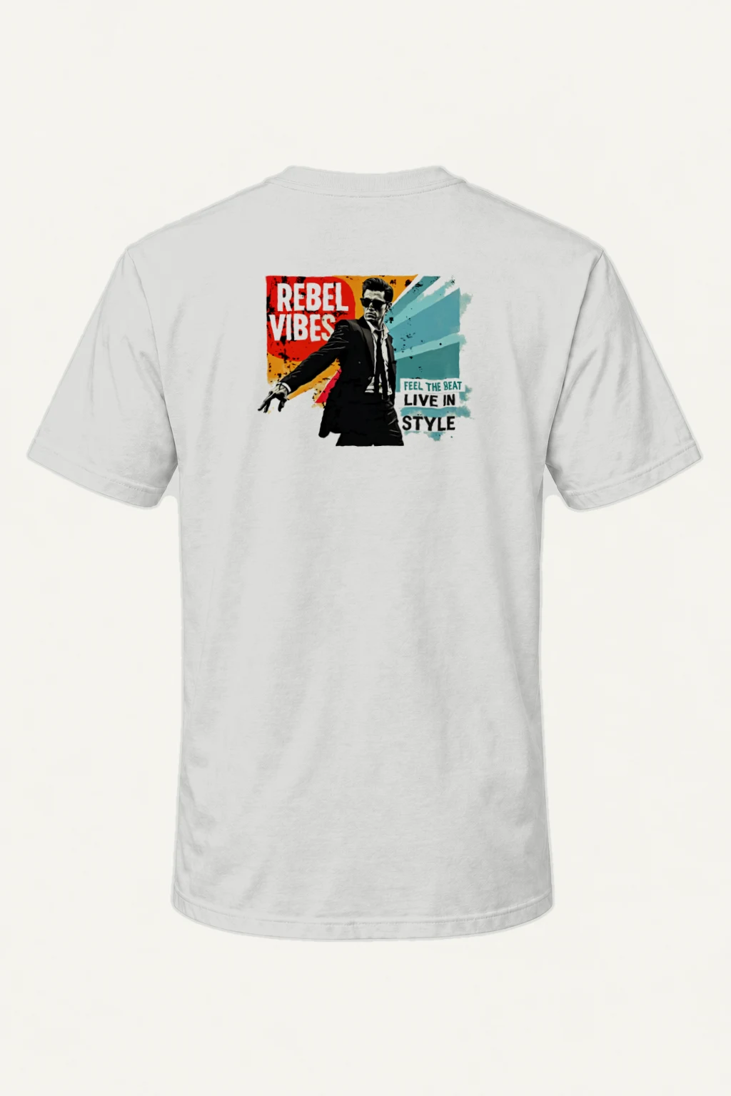 "Rebel Vibes" Heavyweight Unisex Crewneck T-shirt | Gildan 5000