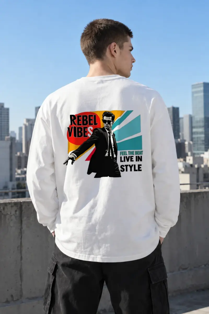 "Rebel Vibes" Unisex Longsleeve T-shirt | Gildan 2400