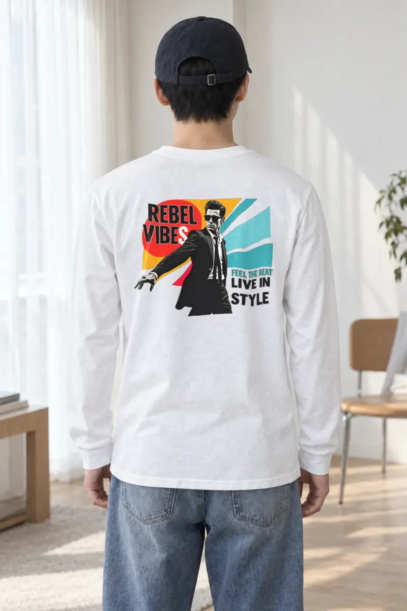 "Rebel Vibes" Unisex Longsleeve T-shirt