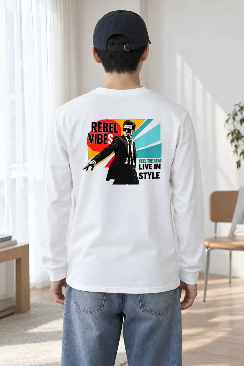 "Rebel Vibes" Unisex Longsleeve T-shirt