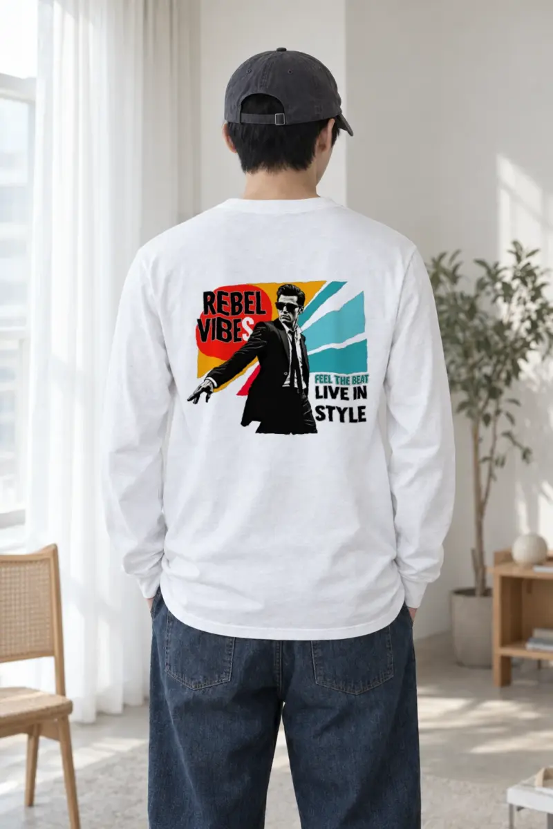 "Rebel Vibes" Unisex Longsleeve T-shirt | Gildan 2400