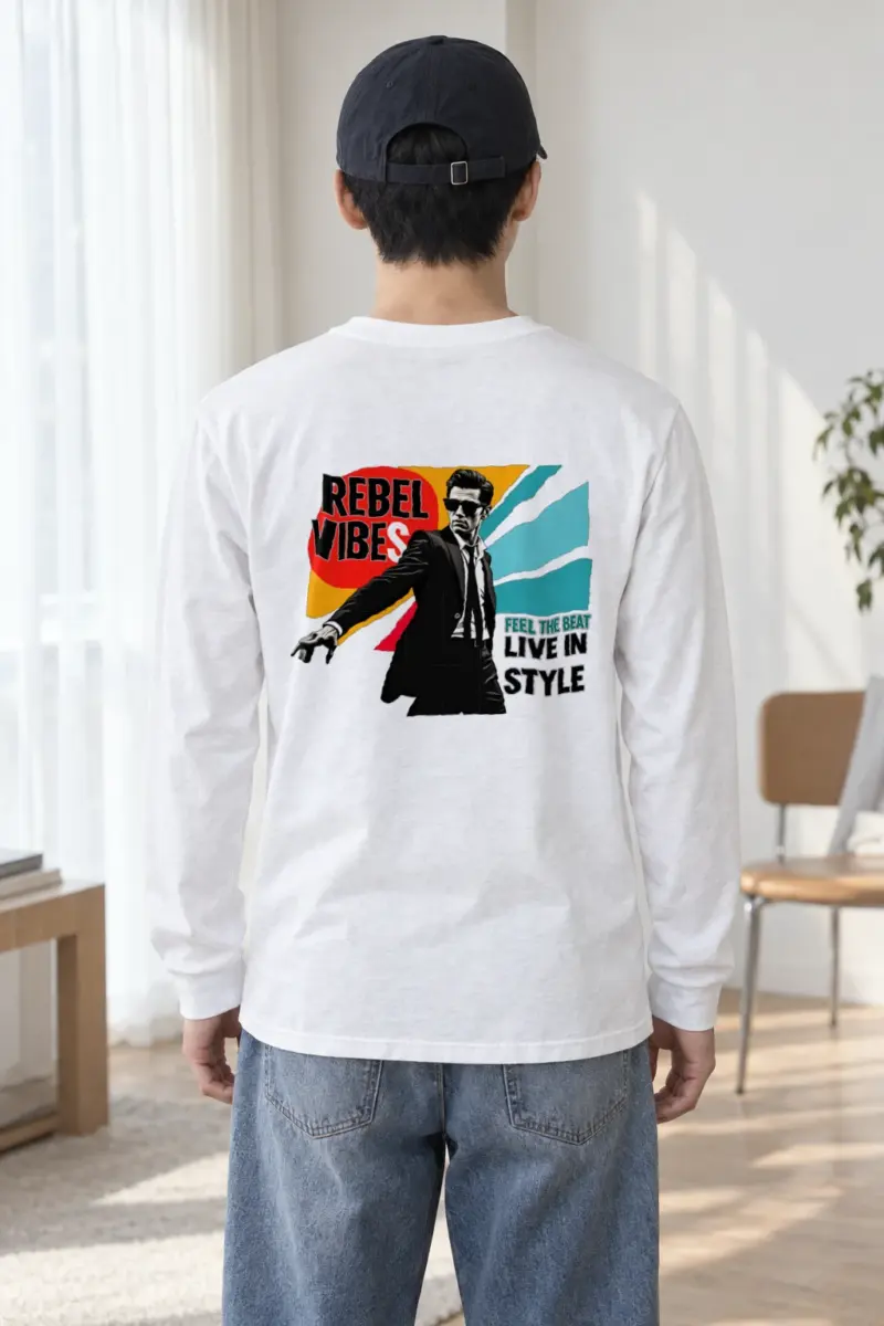 "Rebel Vibes" Unisex Longsleeve T-shirt