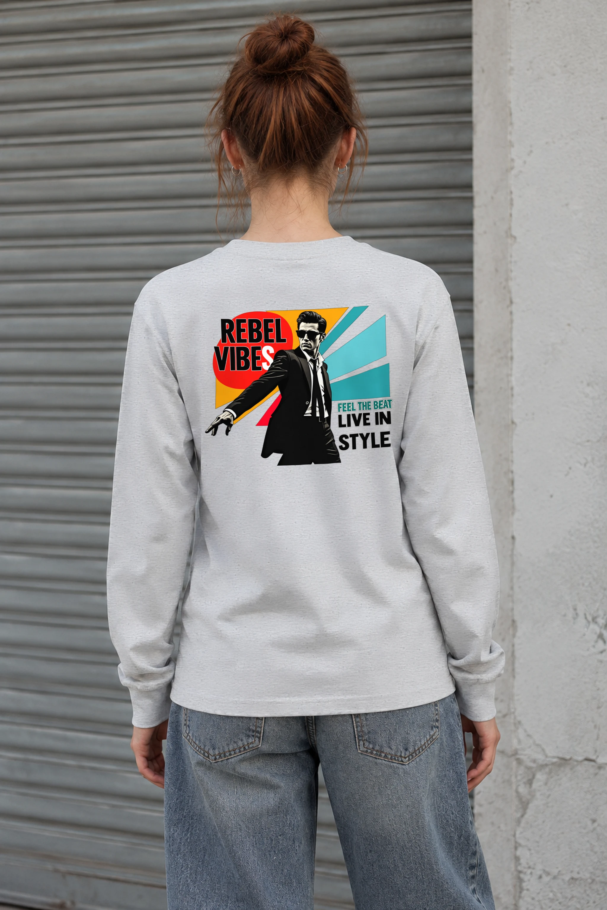 "Rebel Vibes" Unisex Longsleeve T-shirt