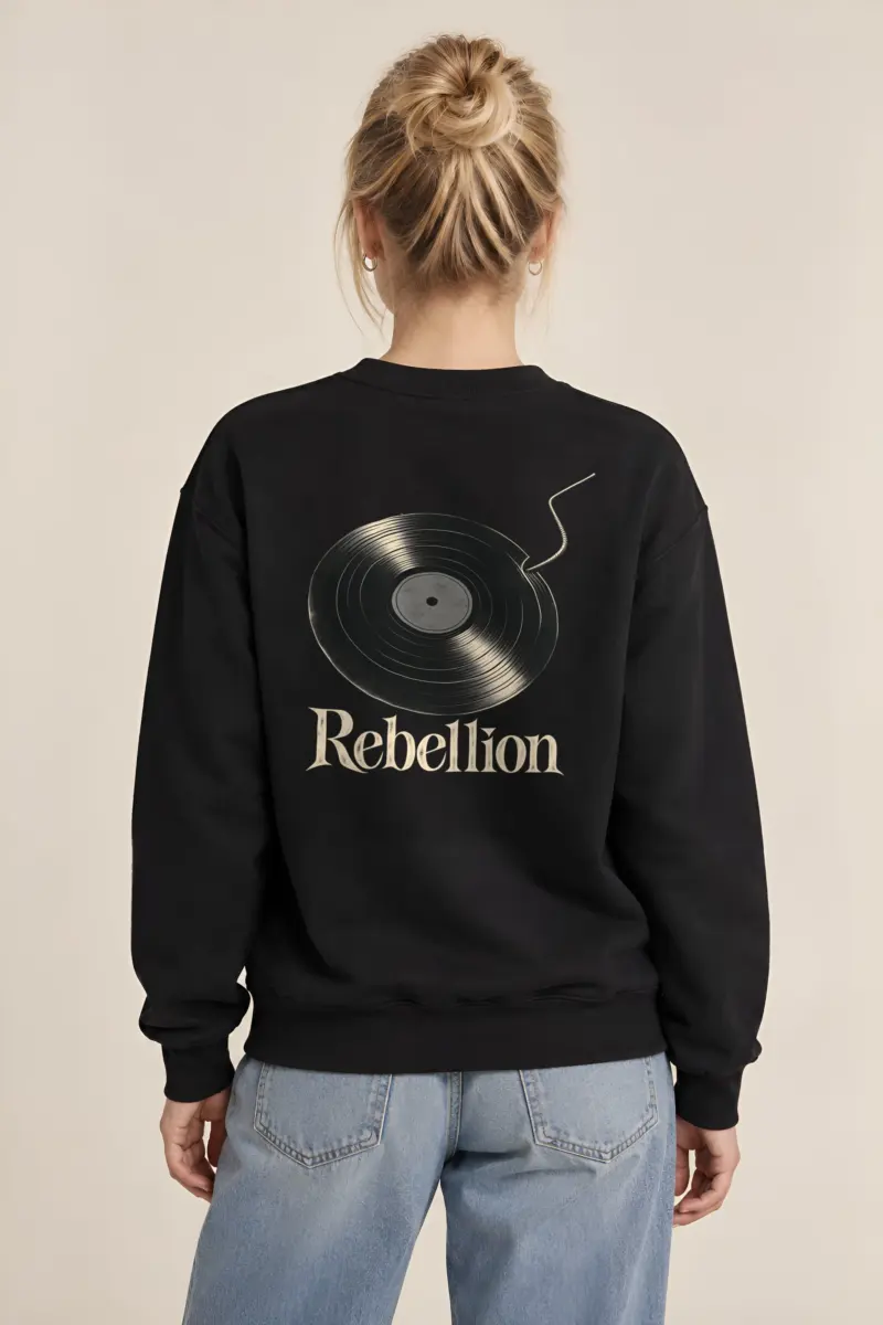 "Rebellion Fuse Record" Heavy Blend Unisex Crewneck Sweatshirt