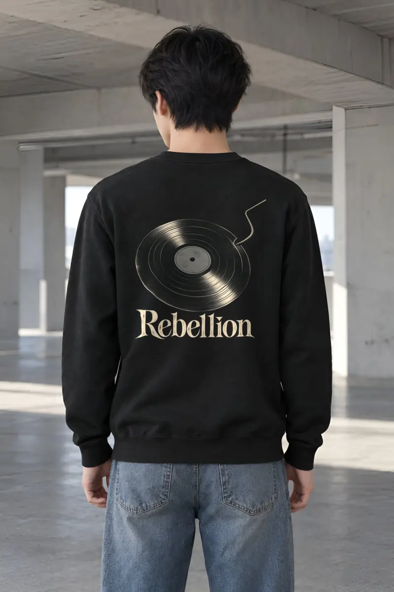 "Rebellion Fuse Record" Heavy Blend Unisex Crewneck Sweatshirt