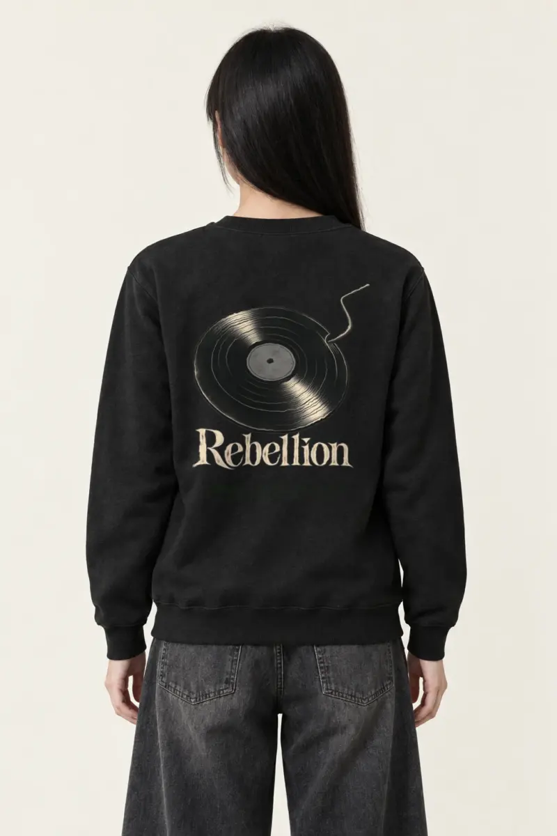 "Rebellion Fuse Record" Heavy Blend Unisex Crewneck Sweatshirt