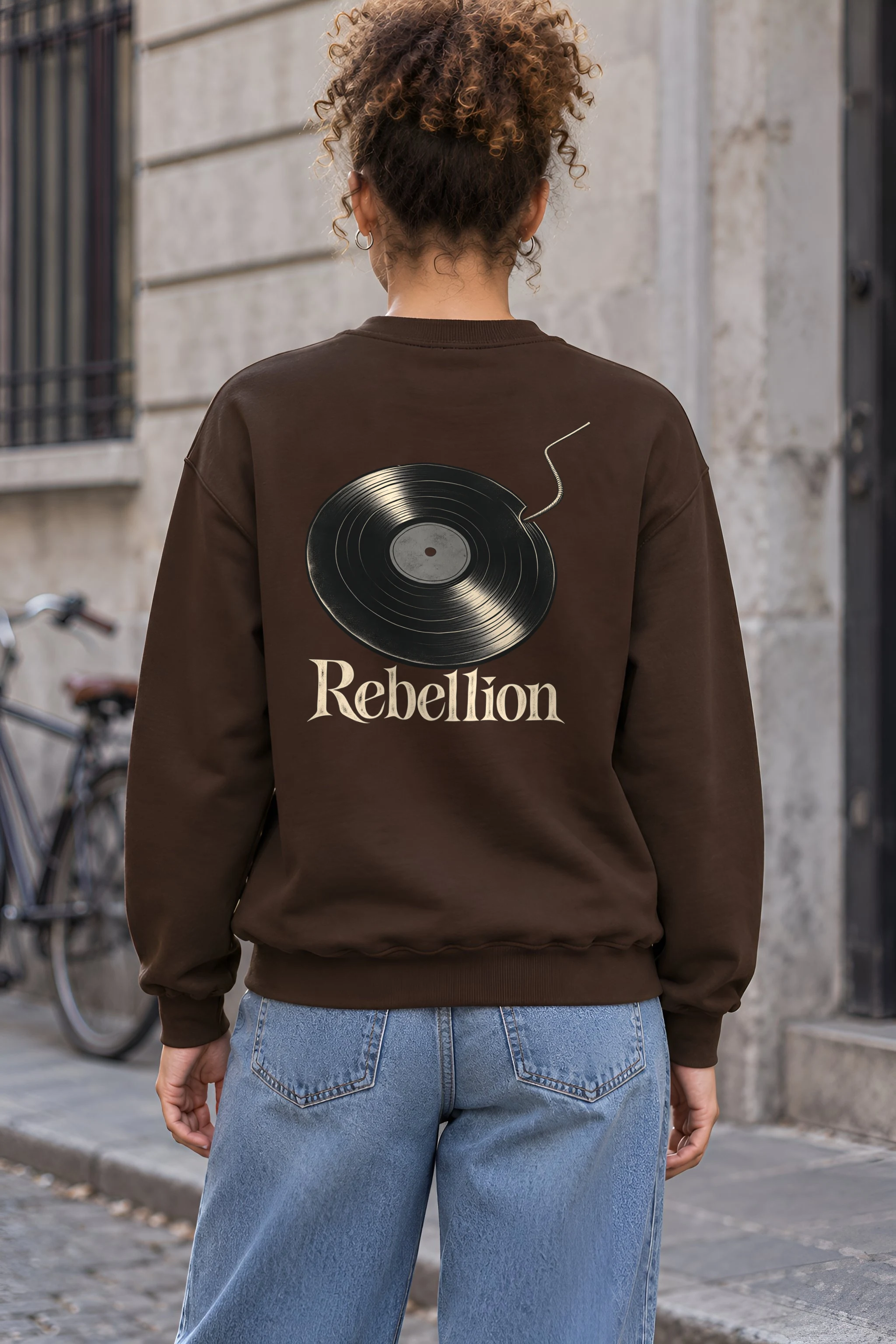 "Rebellion Fuse Record" 1 Crewneck Sweatshirt