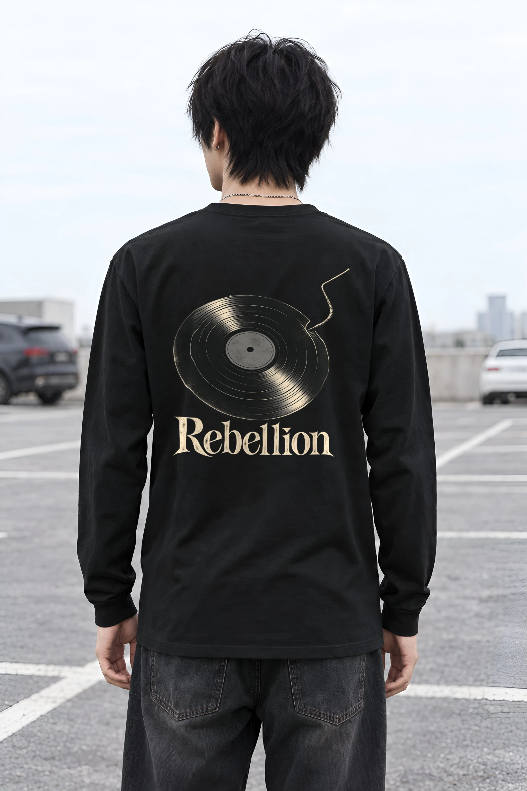 "Rebellion Fuse Record" Unisex Longsleeve T-shirt