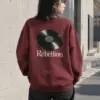 "Rebellion Record" Heavy Blend Unisex Crewneck Sweatshirt | Gildan 18000