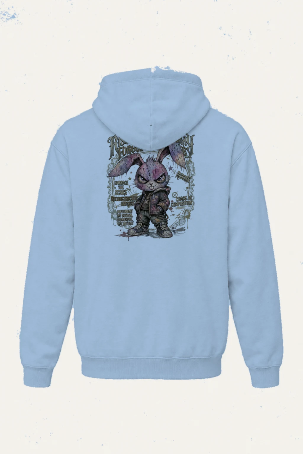 "Reborn By Design" Heavy Blend Unisex Pullover Hoodie | Gildan 18500