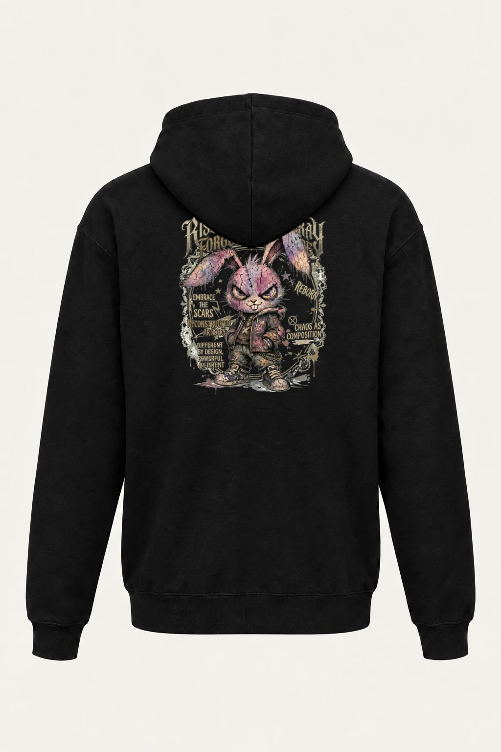 "Reborn By Design" Heavy Blend Unisex Pullover Hoodie | Gildan 18500
