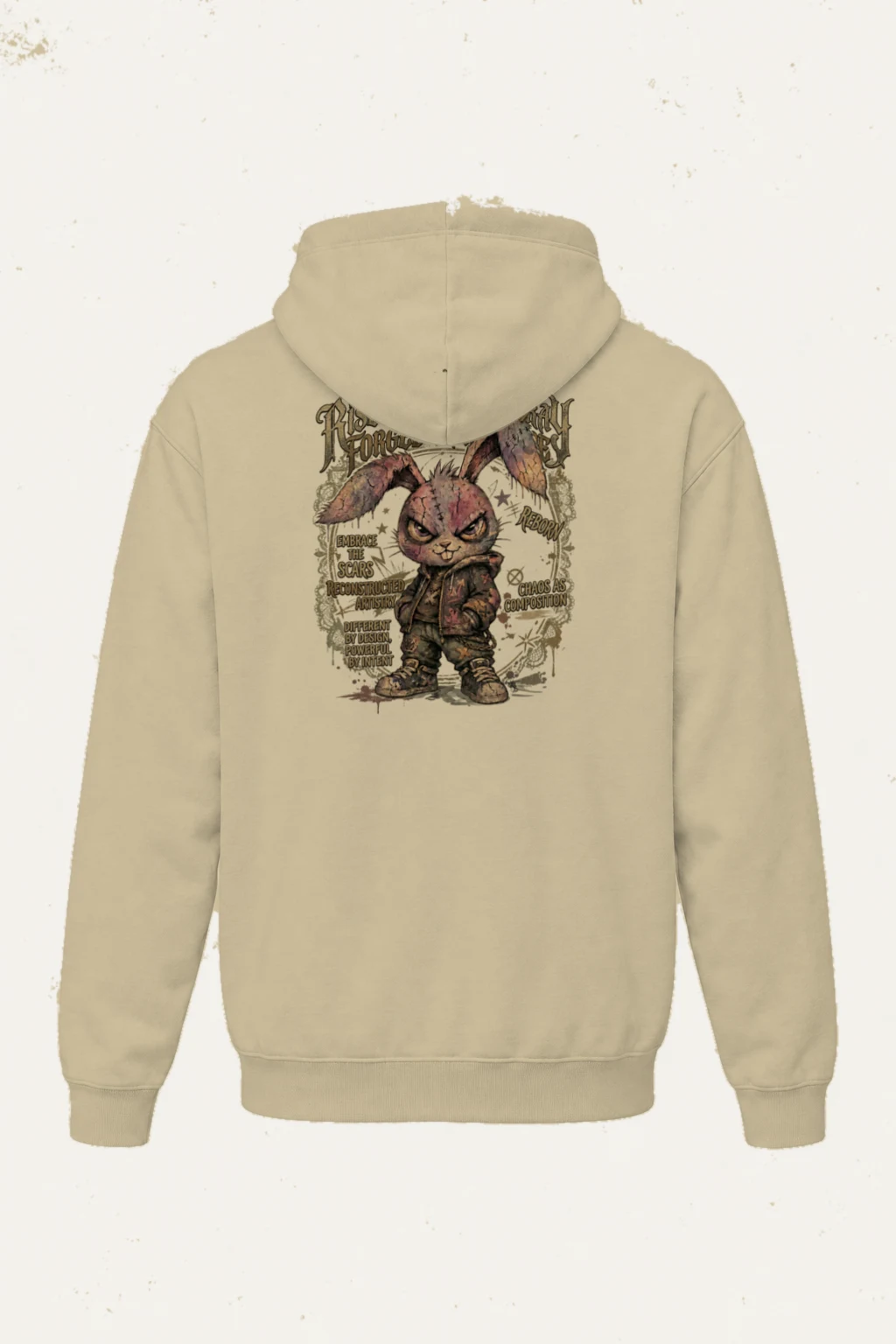 "Reborn By Design" Heavy Blend Unisex Pullover Hoodie | Gildan 18500