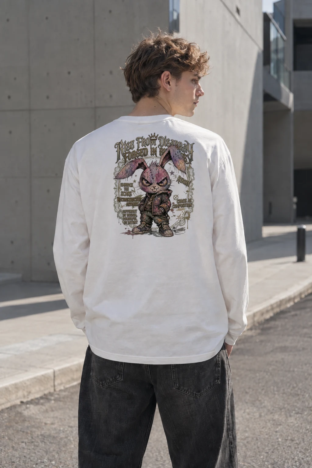 "Reborn By Intent" Unisex Longsleeve T-shirt | Gildan 2400