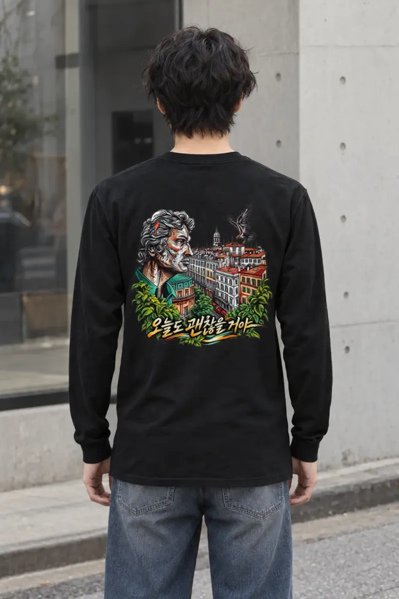 "Rebuilt City Eagle" Unisex Longsleeve T-shirt
