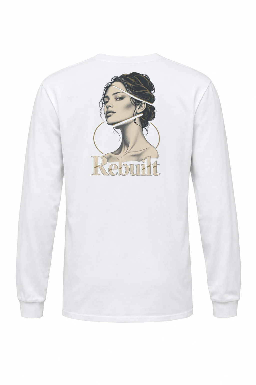 "Rebuilt Portrait" Unisex Longsleeve T-shirt | Gildan 2400