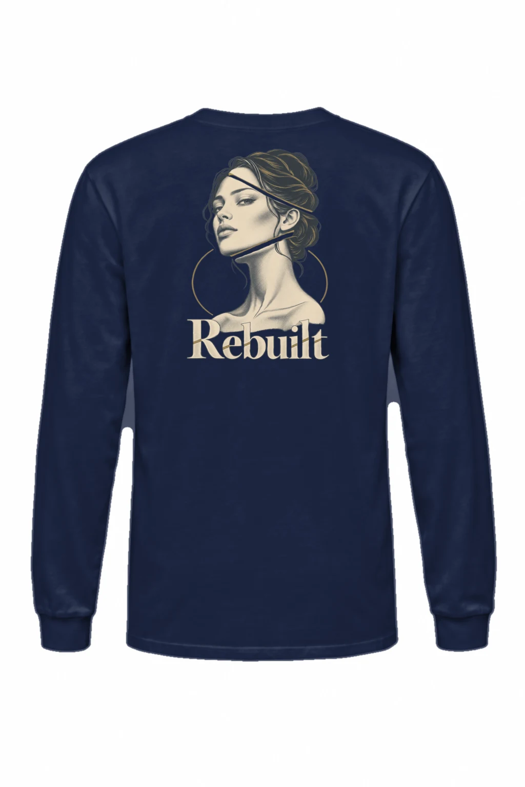 "Rebuilt Portrait" Unisex Longsleeve T-shirt | Gildan 2400