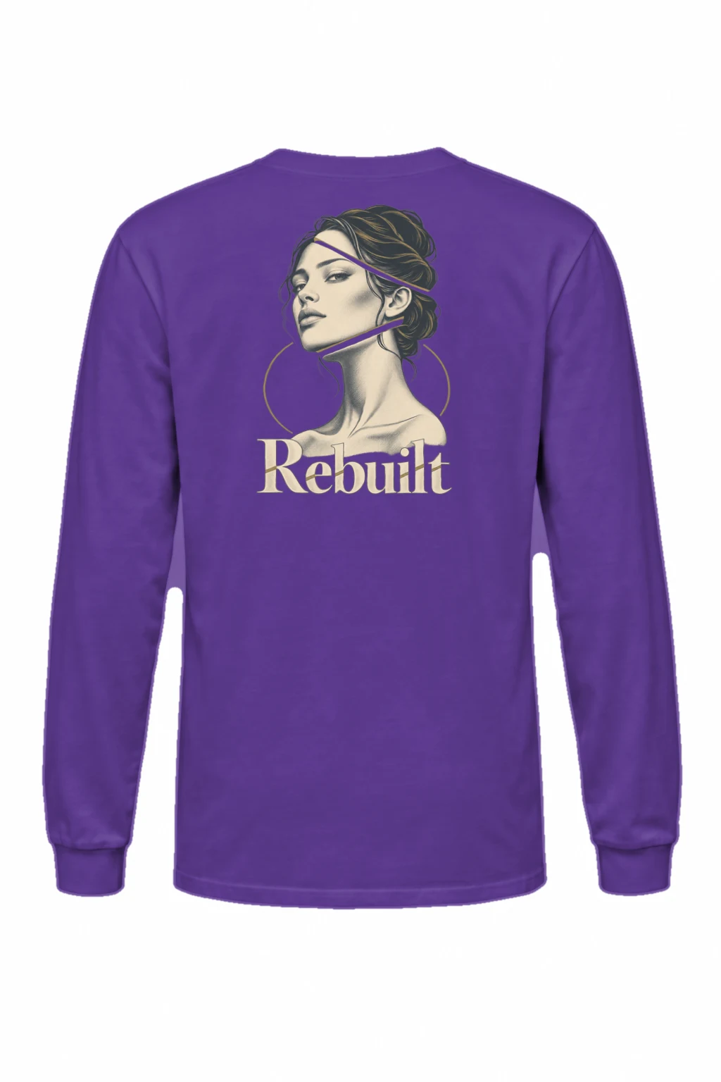 "Rebuilt Portrait" Unisex Longsleeve T-shirt | Gildan 2400