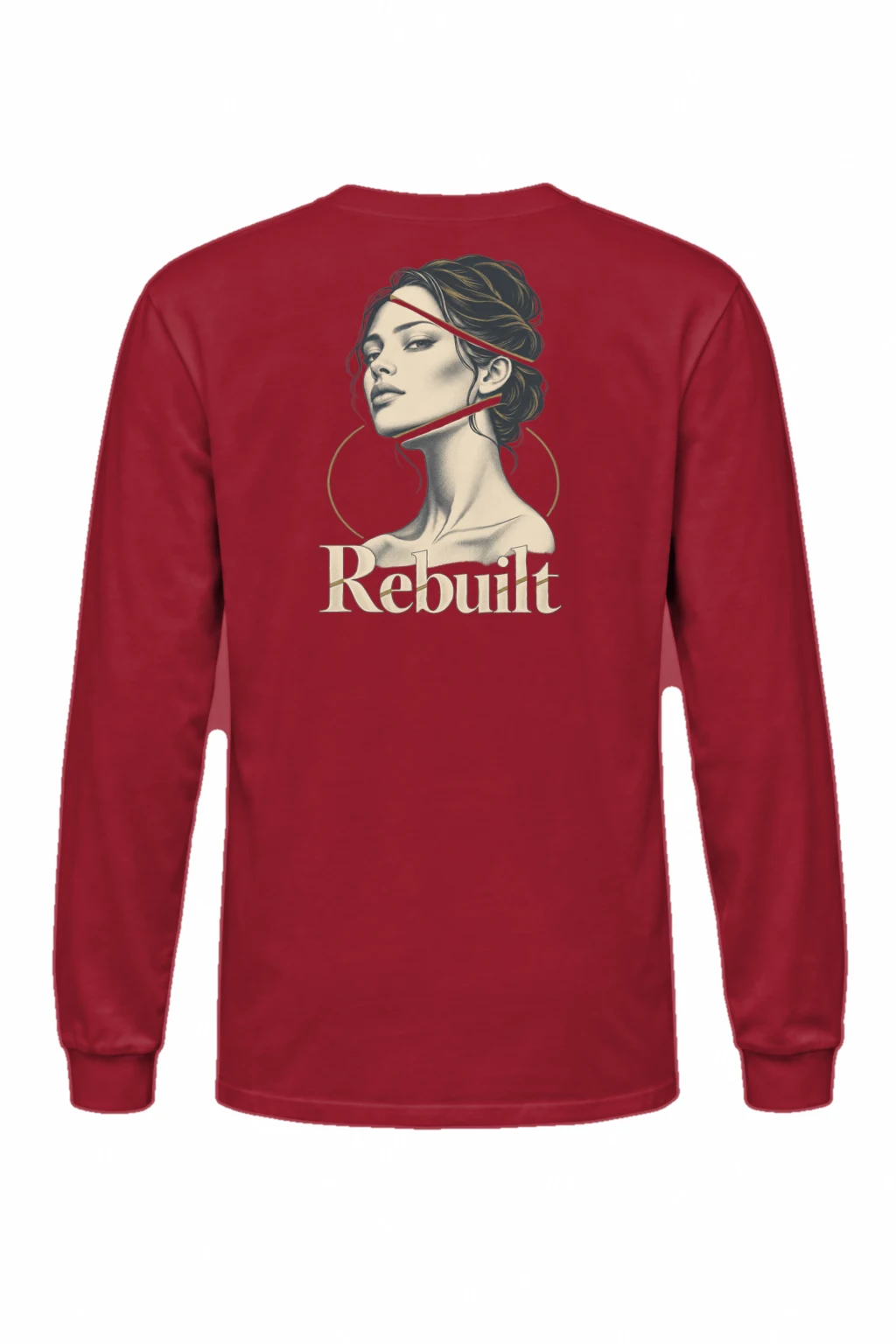 "Rebuilt Portrait" Unisex Longsleeve T-shirt | Gildan 2400