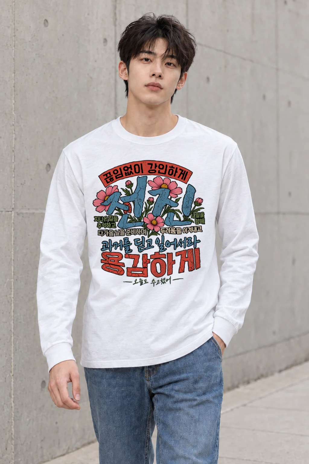 "Rebuilt Tomorrow" Unisex Longsleeve T-shirt | Gildan 2400