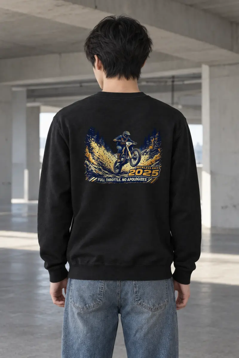 "Reckless Race" Heavy Blend Unisex Crewneck Sweatshirt