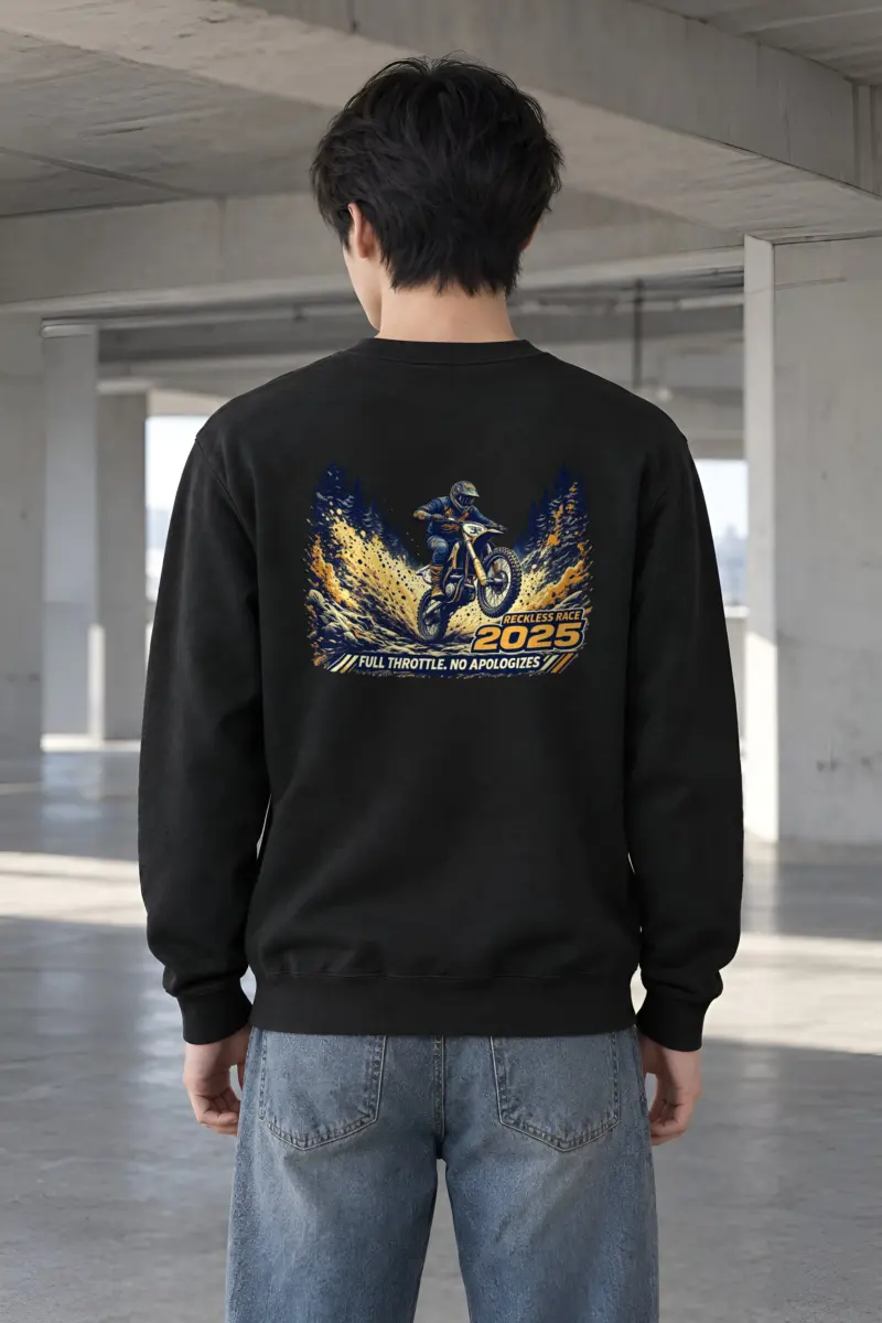 "Reckless Race" Heavy Blend Unisex Crewneck Sweatshirt