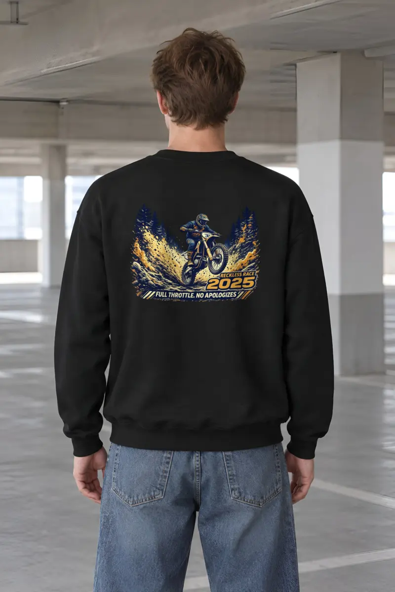 "Reckless Race" Heavy Blend Unisex Crewneck Sweatshirt