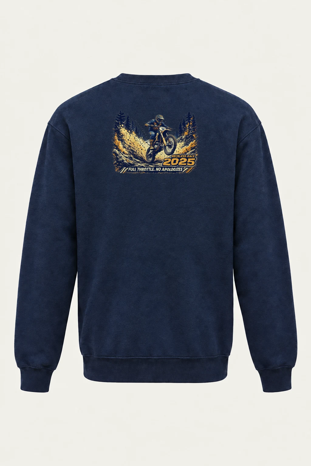 "Reckless Race" Heavy Blend Unisex Crewneck Sweatshirt | Gildan 18000
